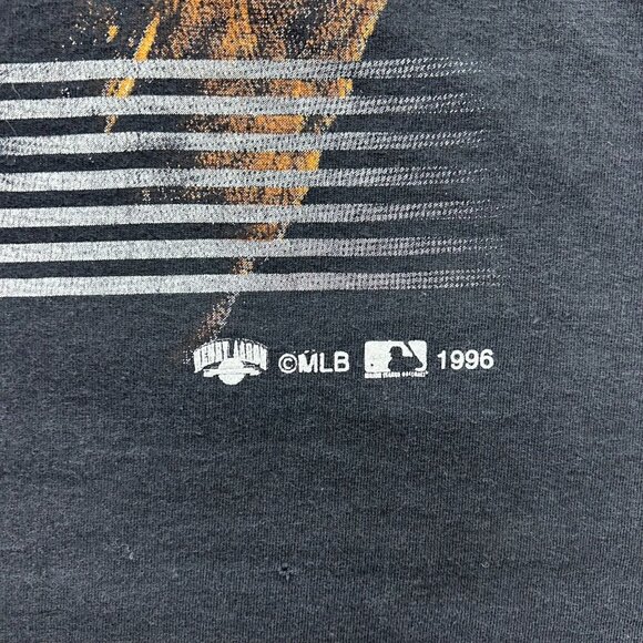 90s Vintage Pittsburgh Pirates Graphic Tee Mens XL Short Sleeve MLB Baseball - Picture 3 of 10